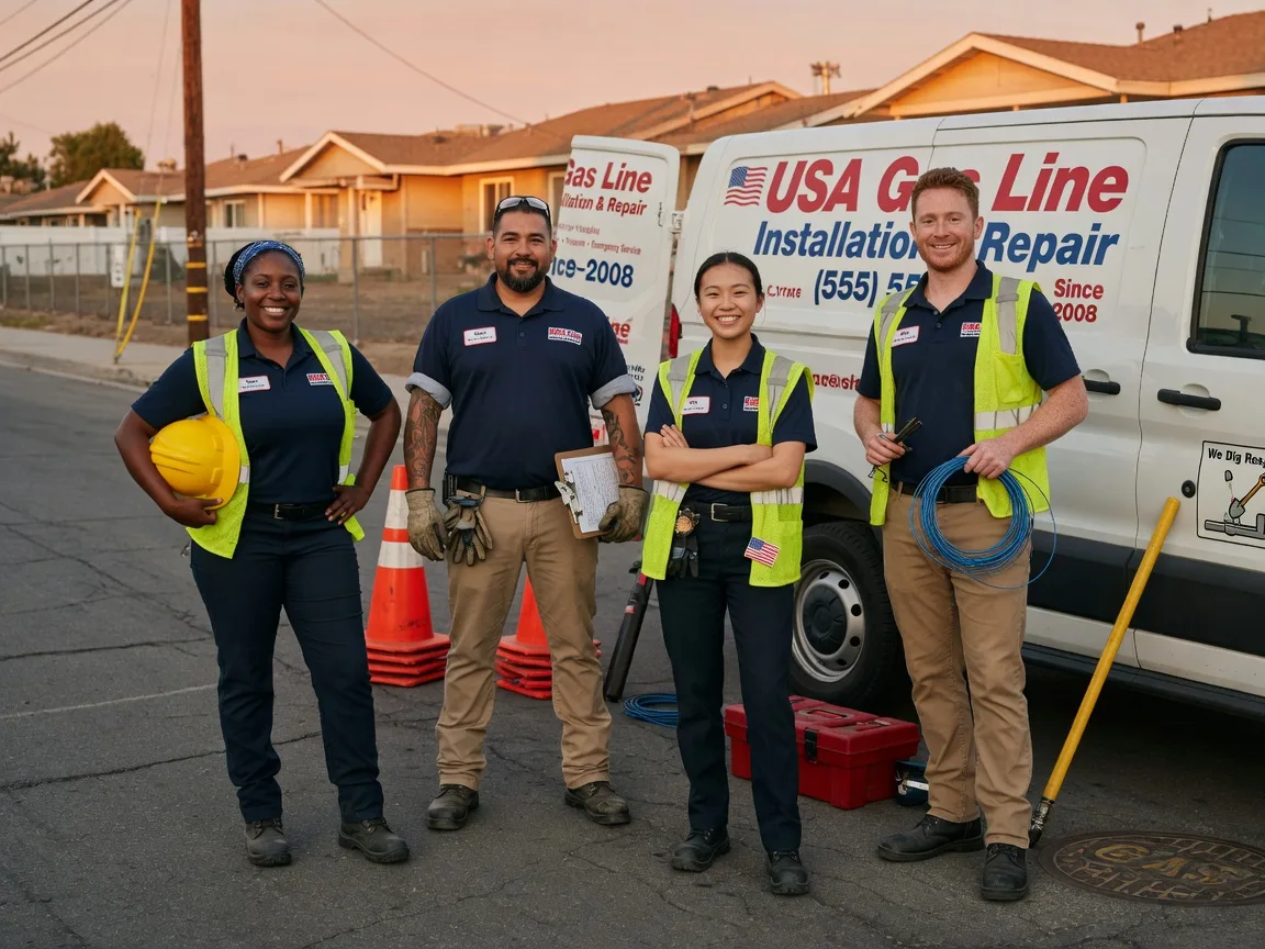 Gas Line Installation company in Rackerby, CA